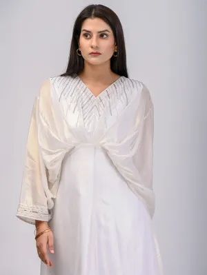 Shimmered Cocktail Kaftan Gown