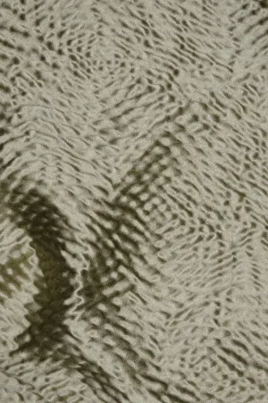 Silver Sage Silk Hammered Satin Jacquard Fabric