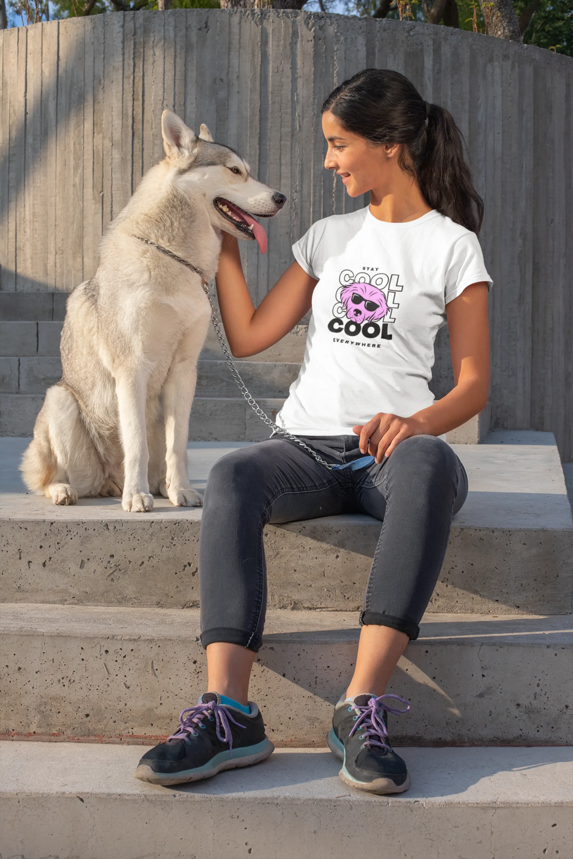 Stay Cool Everywhere Printed T-shirt for women