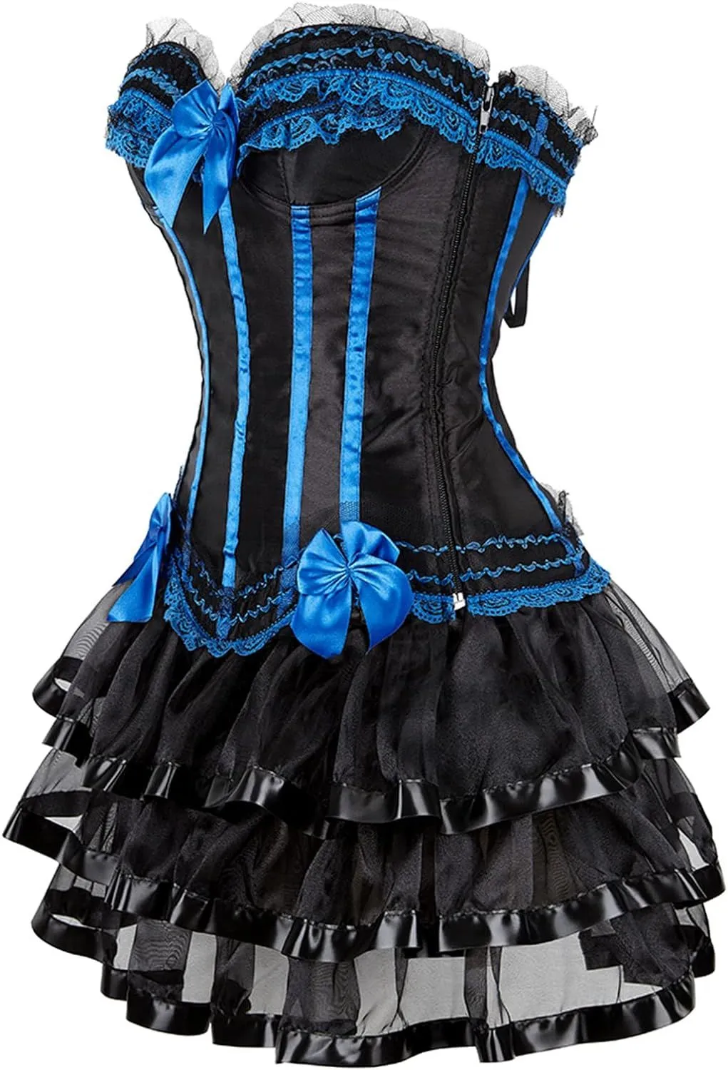 Steampunk Corset Skirt Renaissance Corset Dress for Women Burlesque Corsets Costumes