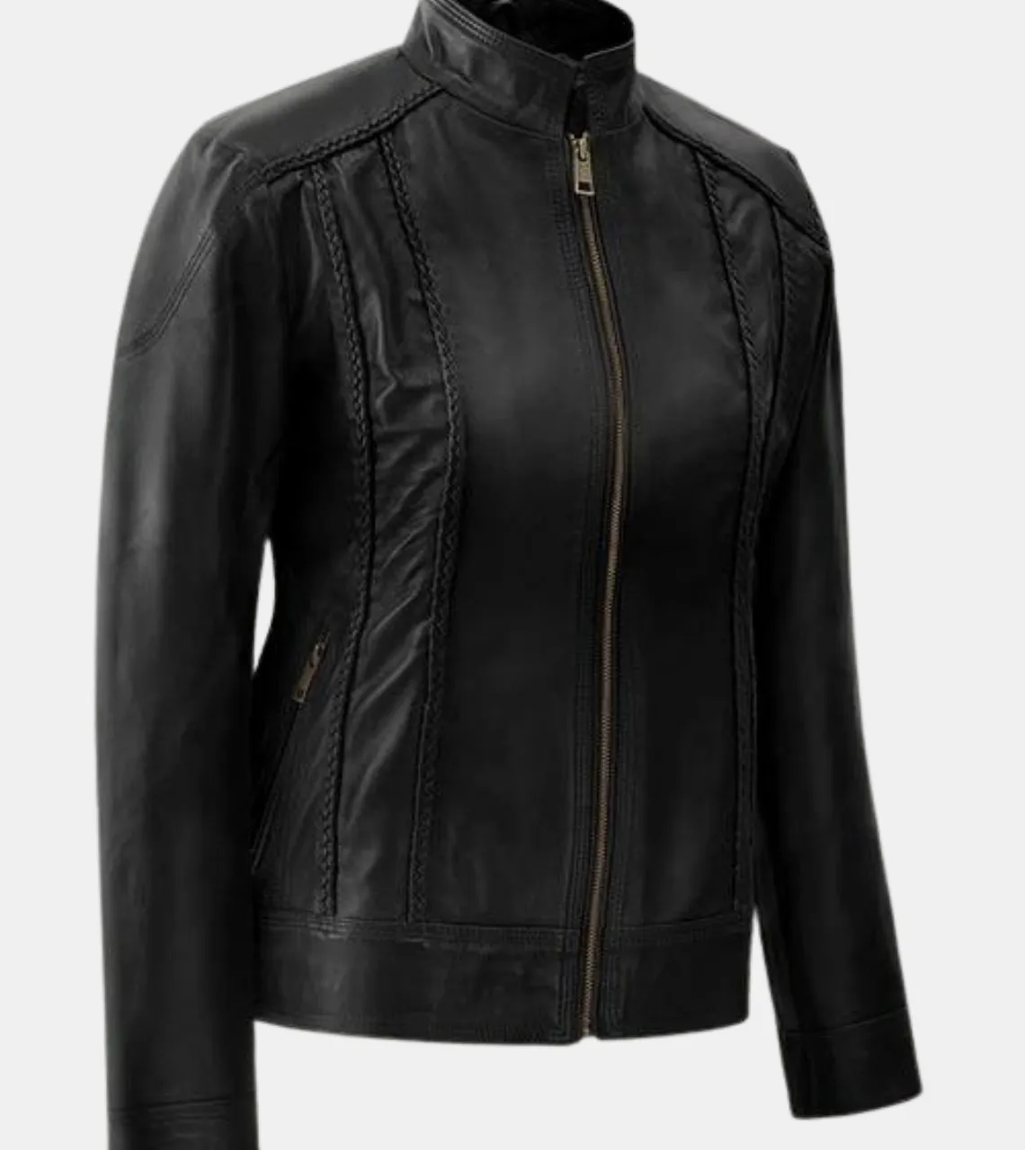 Stryker Women's Black Leather Jacket