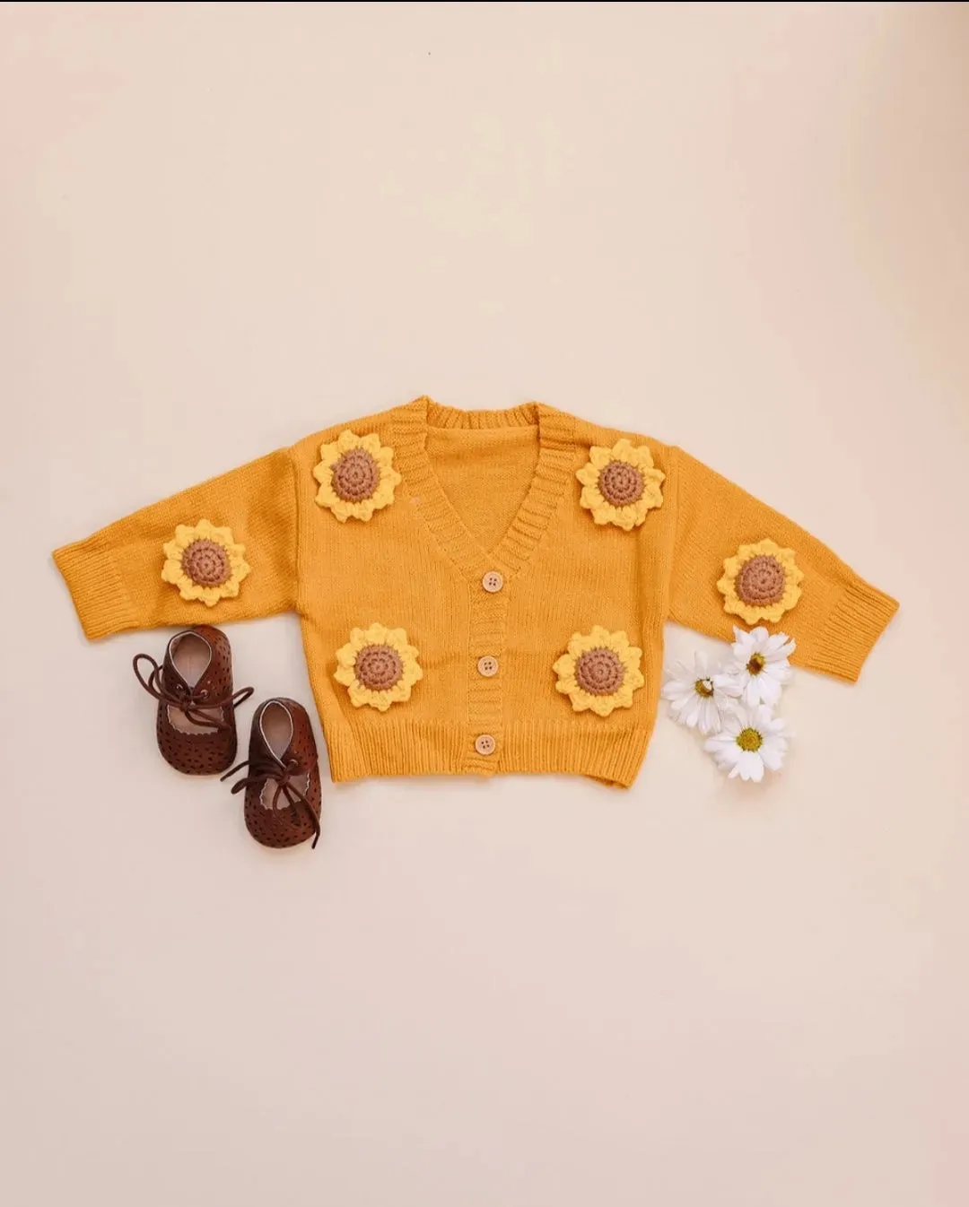 Sunshine Blooms Sweater Cardigan