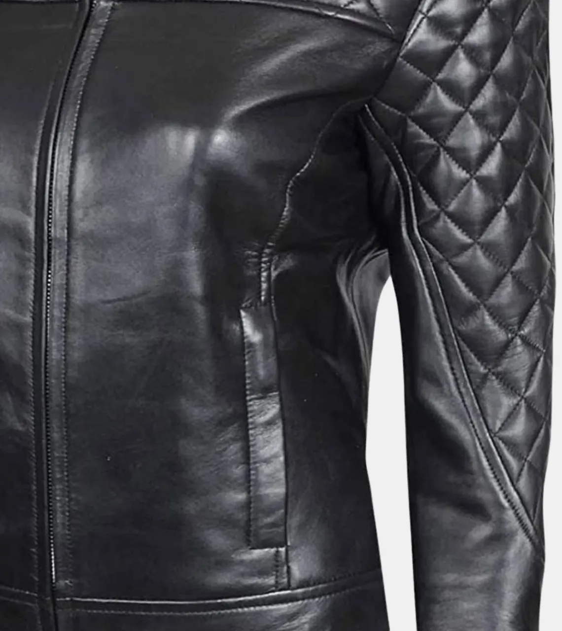 Teagan Women's Black Quilted Leather Jacket