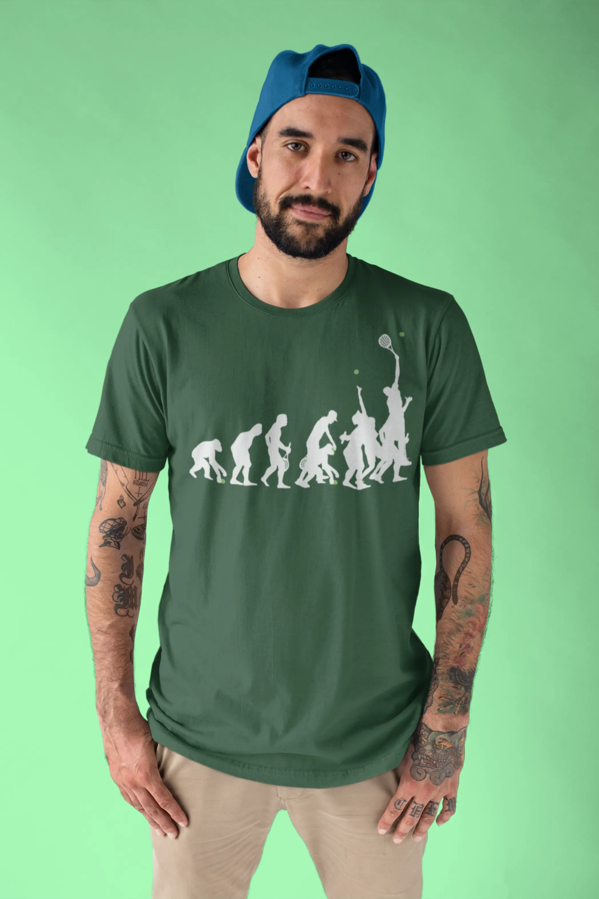 Tennis Evolution Printed T-shirt for men