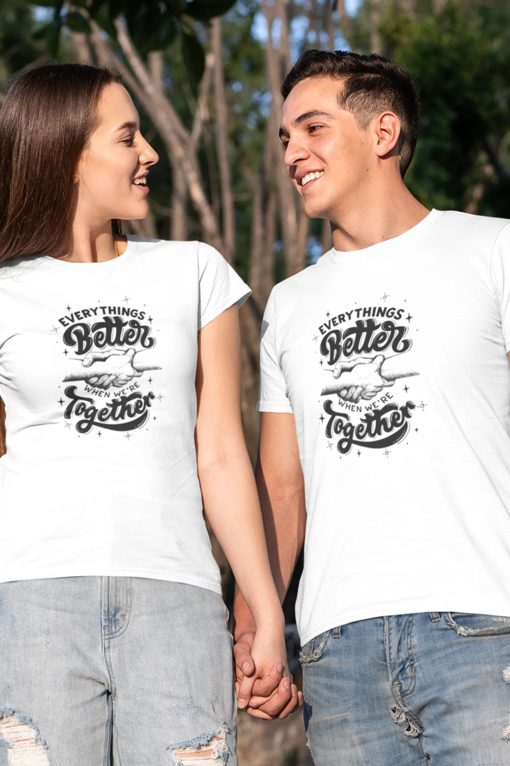 Together Forever Printed T-shirt for women