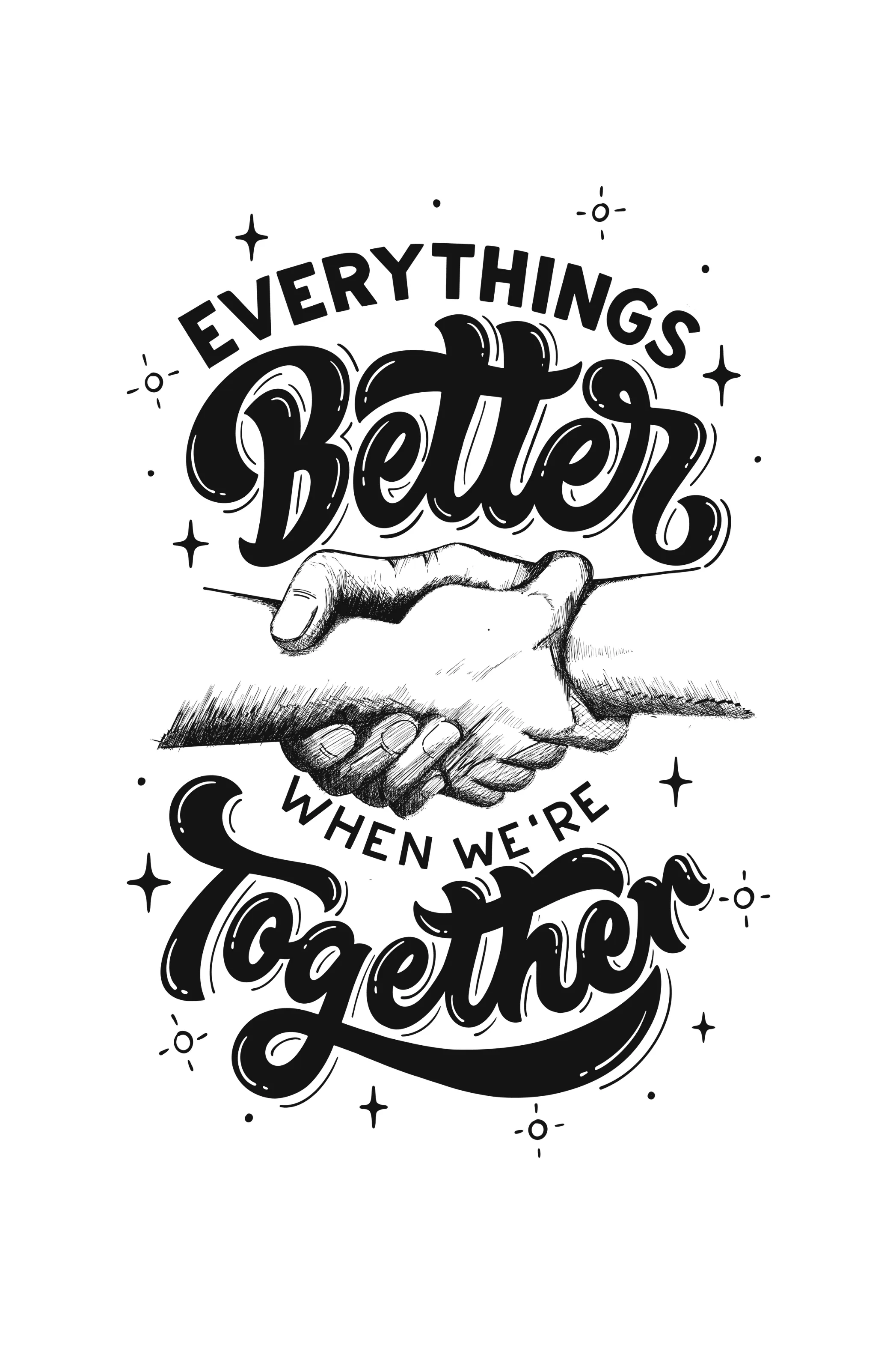 Together Forever Printed T-shirt for women