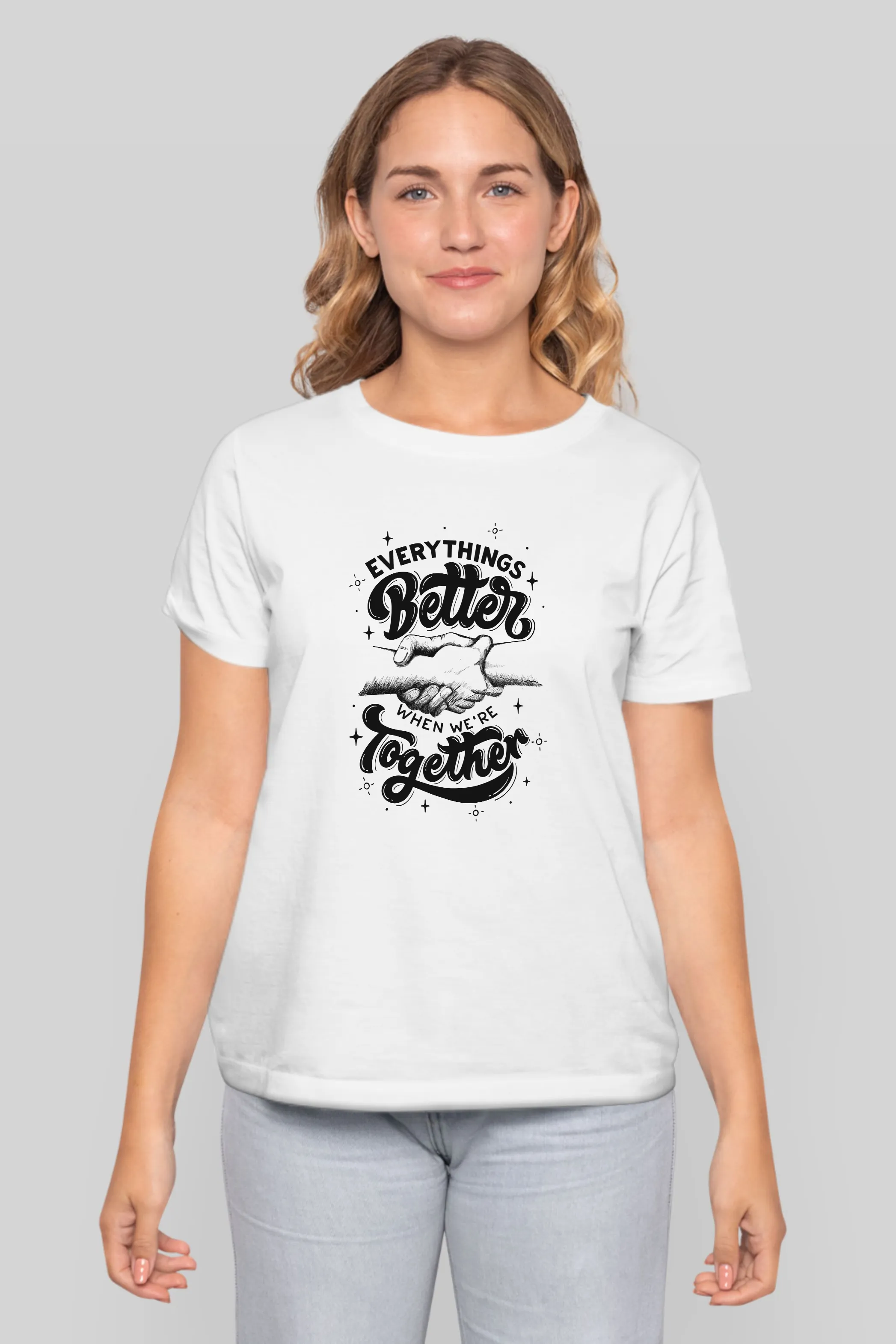 Together Forever Printed T-shirt for women