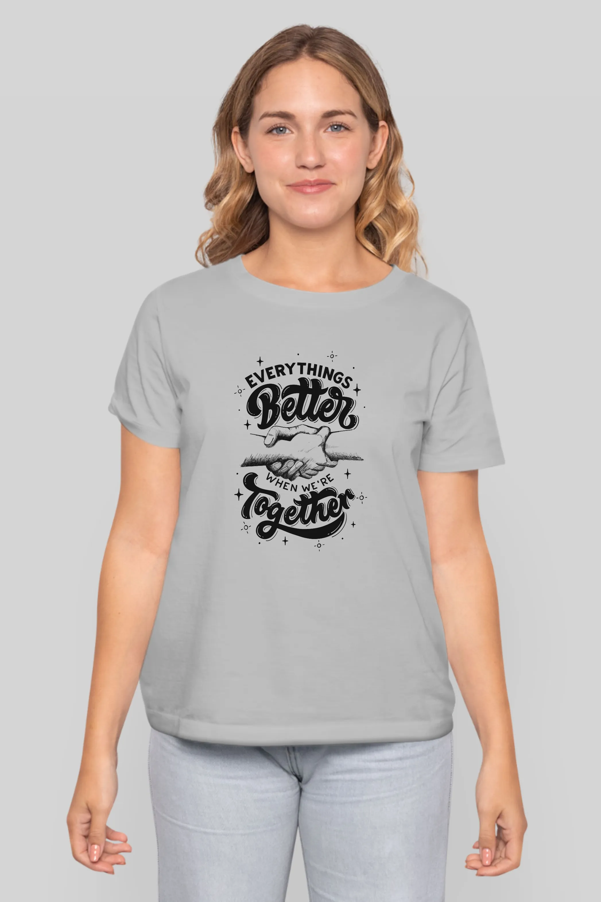 Together Forever Printed T-shirt for women