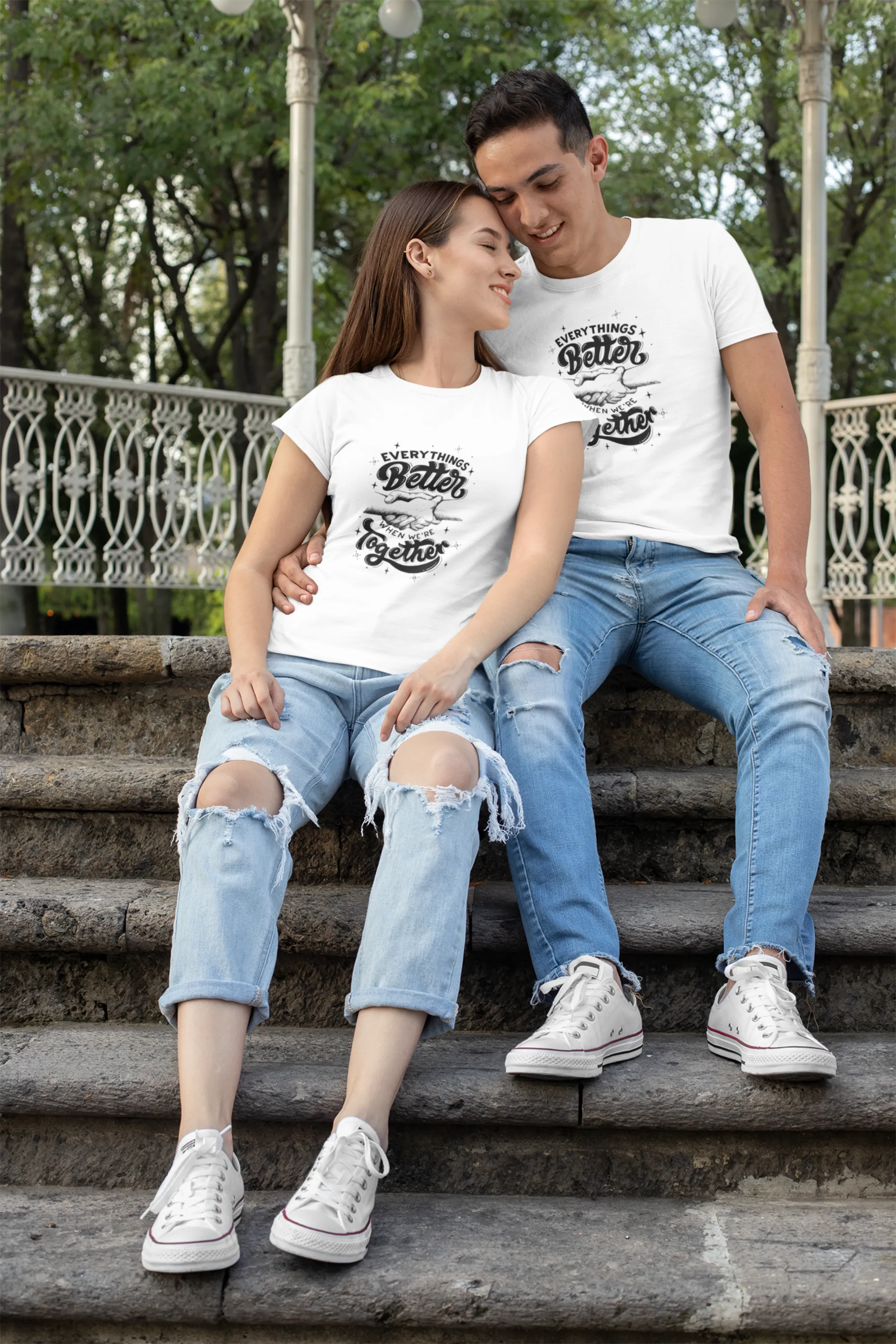 Together Forever Printed T-shirt for women