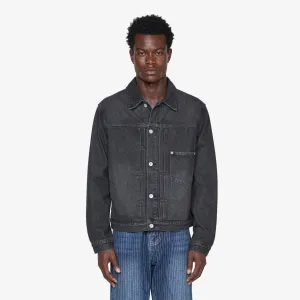 Type-1 Denim Trucker Jacket Black Washed