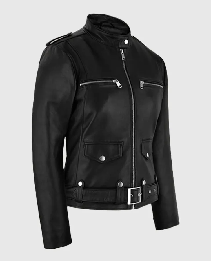 Women's Chic Rider Leather Jacket