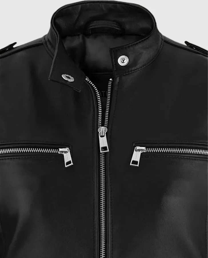 Women's Chic Rider Leather Jacket