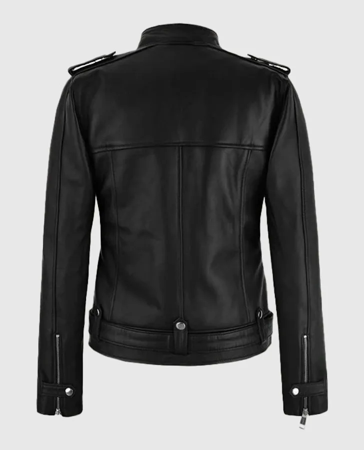 Women's Chic Rider Leather Jacket