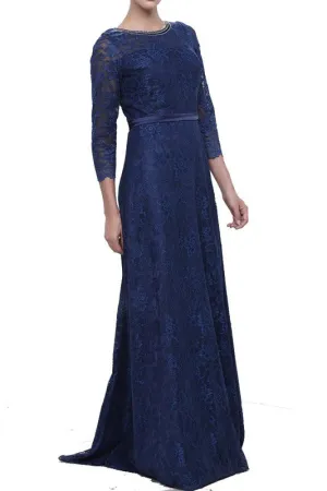 Womens Formal Lace Gown