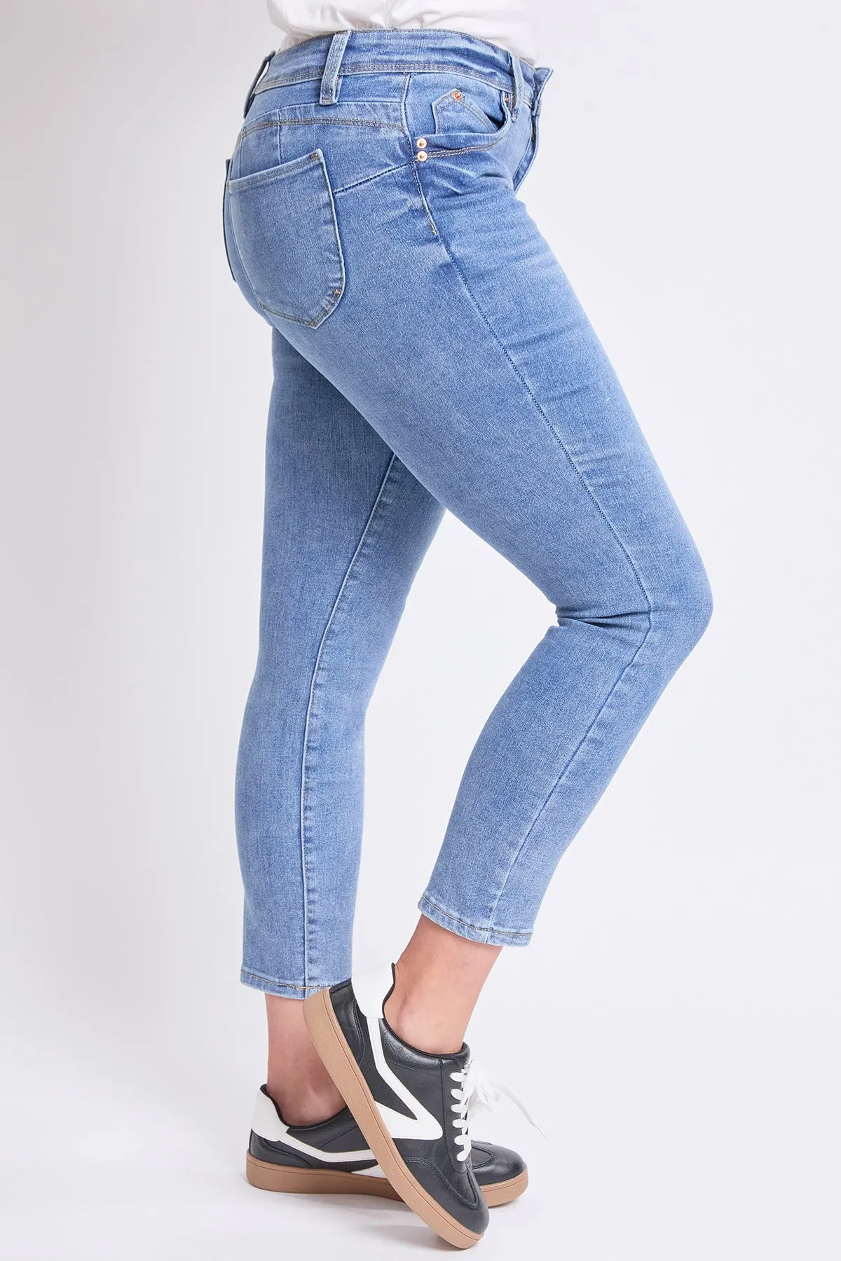 Women's High Rise Curve Confidence WannaBettaButt Skinny Jeans