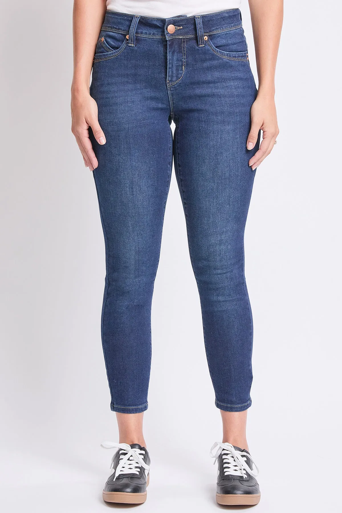 Women's High Rise Curve Confidence WannaBettaButt Skinny Jeans