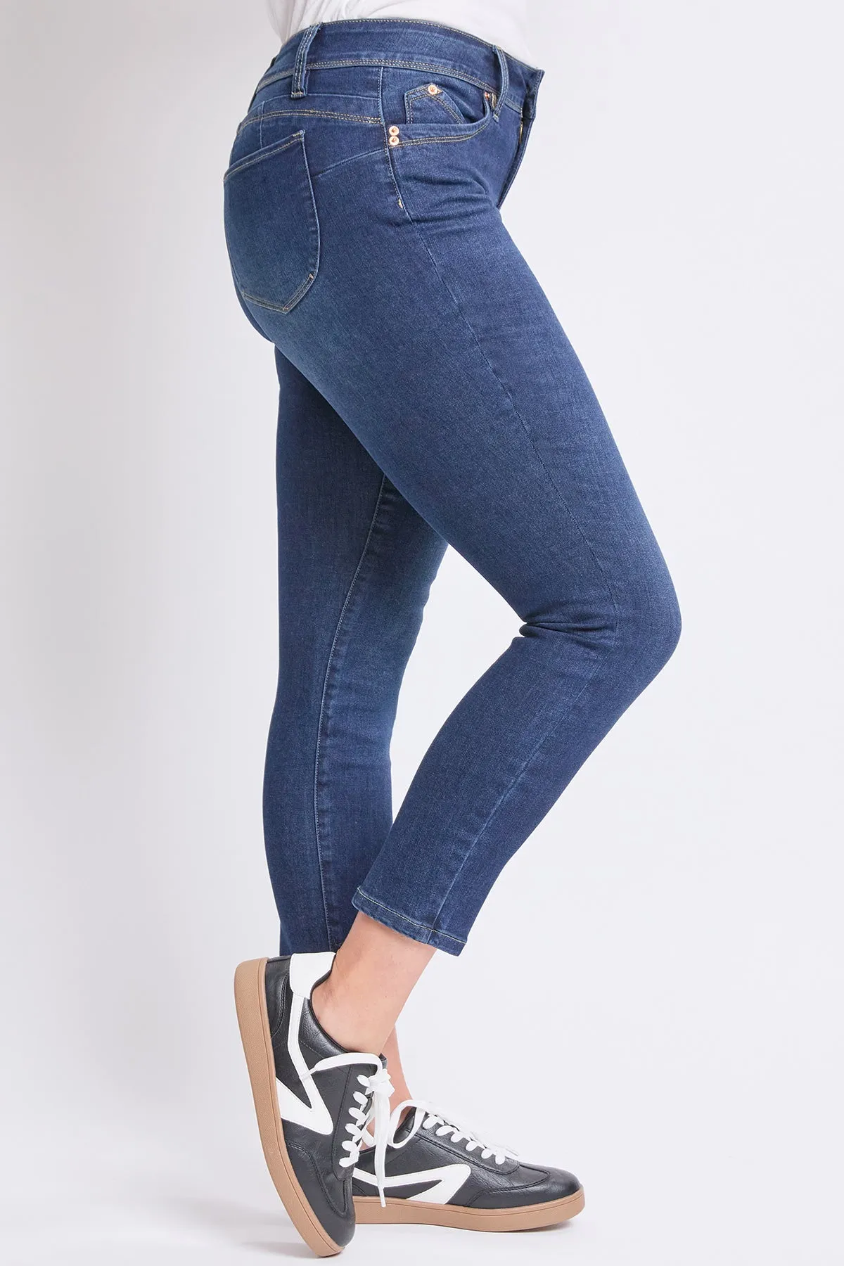 Women's High Rise Curve Confidence WannaBettaButt Skinny Jeans