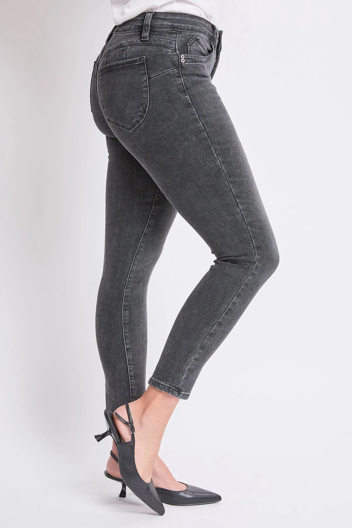 Women's High Rise Curve Confidence WannaBettaButt Skinny Jeans