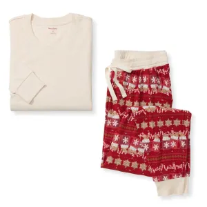 Womens Matching Family Pajamas - Hot Cocoa - Cardinal