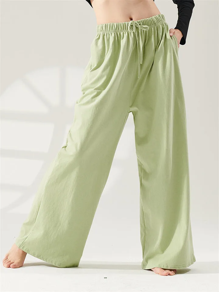 Women's Relaxed Wide Leg Classical Dance Pants