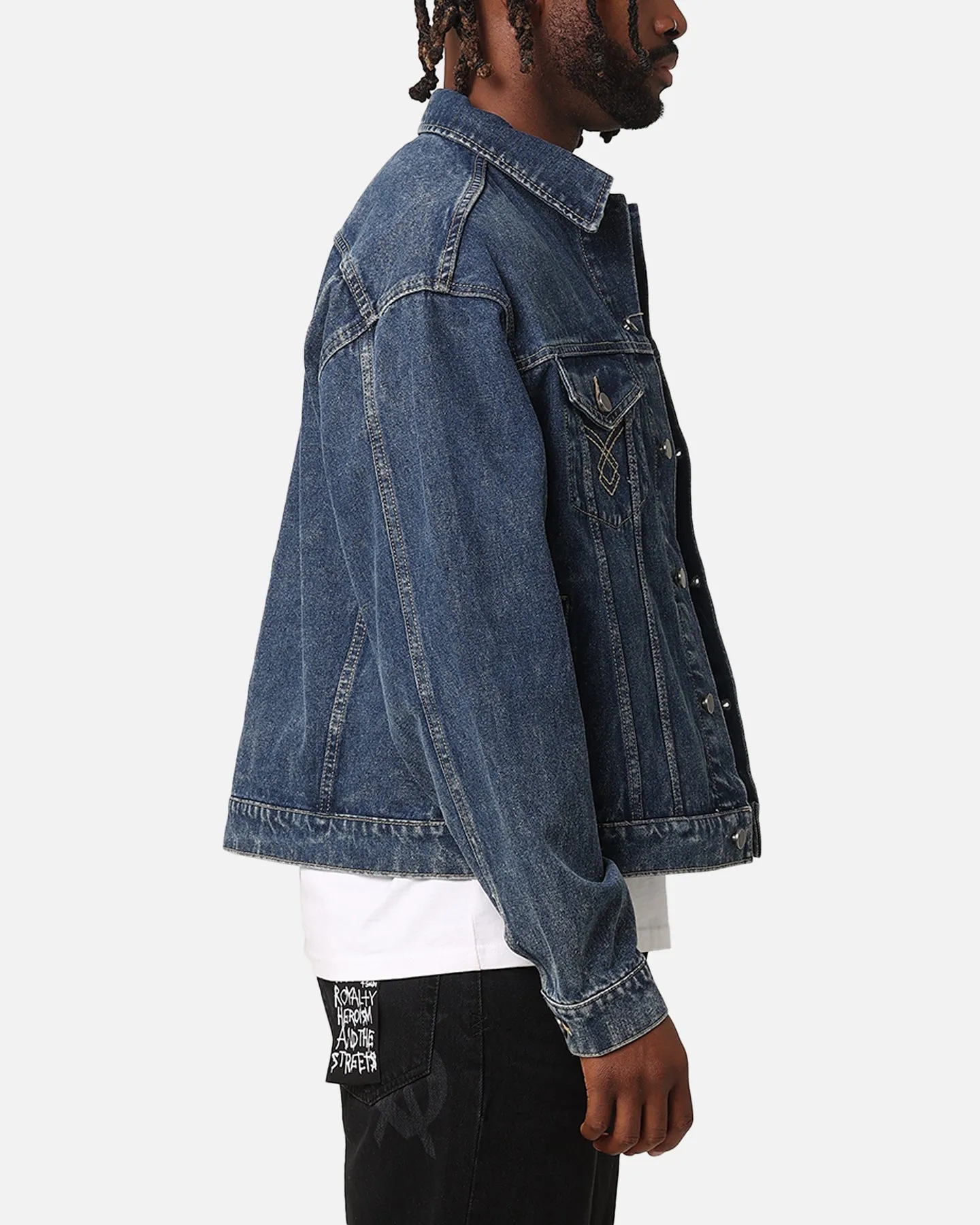 XXIII Classic Trucker Denim Jacket Mid Blue