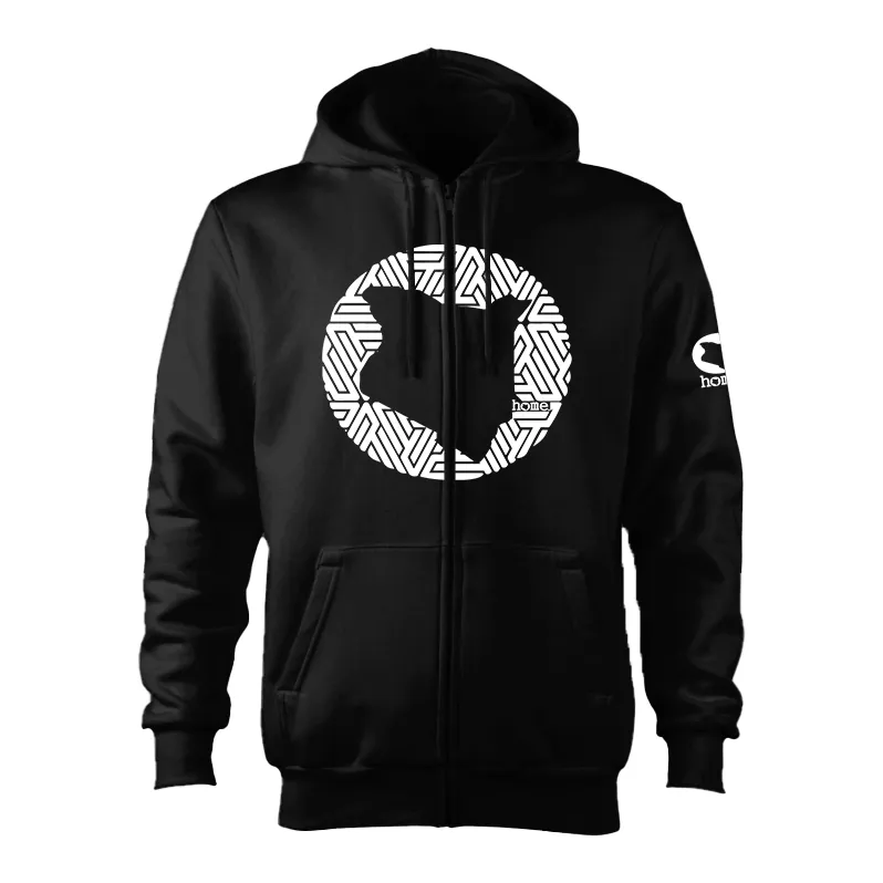 Zip-up Hoodie  - Black (Heavy Fabric)